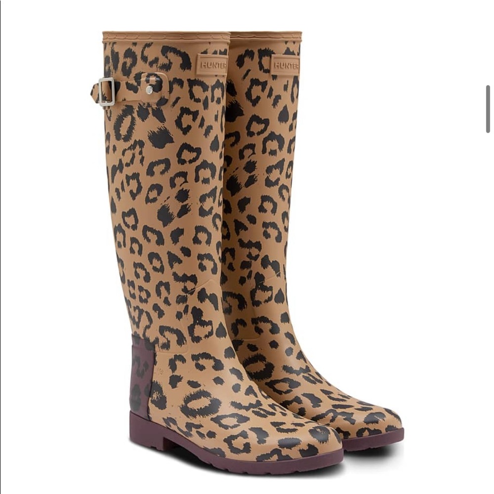 Original Leopard Refined Slim Hunter Rain Boot